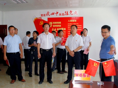 梁山縣委常委、組織部部長(zhǎng)王建一行蒞臨天意機(jī)械調(diào)研